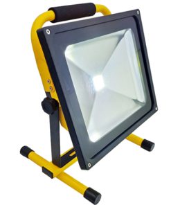 Worklight, 100 Watt LED 8200lm, Extreme Bright, Rechargeable, 2 modes,  Metal casing, rainproof, Built-in high cap battery,  mains/vehicle charger