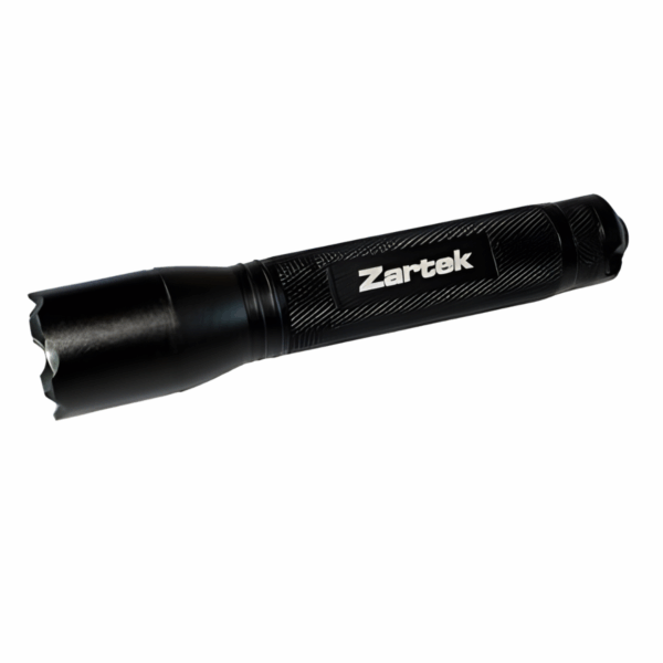 Zartek Mini Flashlight, LED, 150 Lm, Side COB Light, Aluminium,Zoom, USB Type-C Rechargeable, Li-ion battery 500mAH,