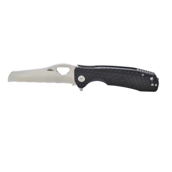 Rescue Serrated 8Cr13MoV – Large Black