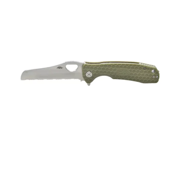 Rescue Serrated 8Cr13MoV – Large Green