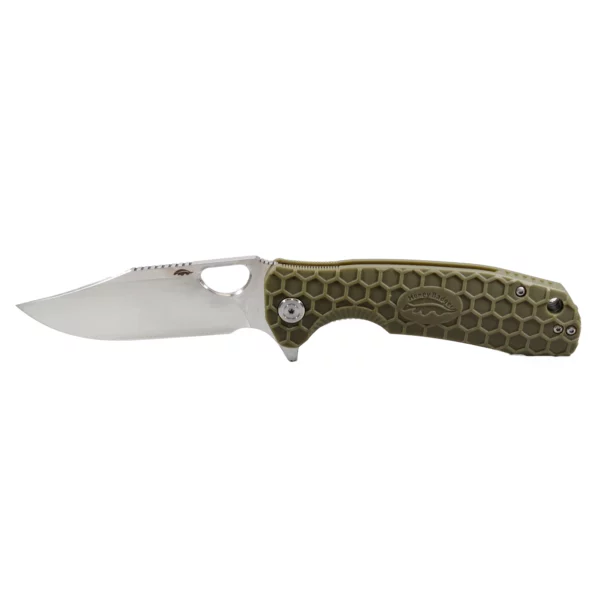 Clip Point 14C28N – Large - Green