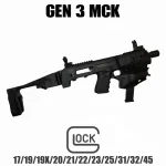 MCK GEN-3 Glock  Glock® Black (17, 19, 19x, 22, 23, 31, 32, 45)