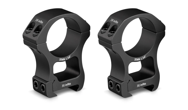 Vortex Pro Series 30mm Rings Extra High - 1.54"