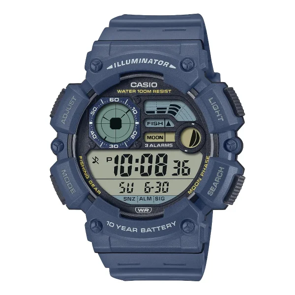 Casio Outgear Mens 100m Fishing - WS-1500H-2AVDF